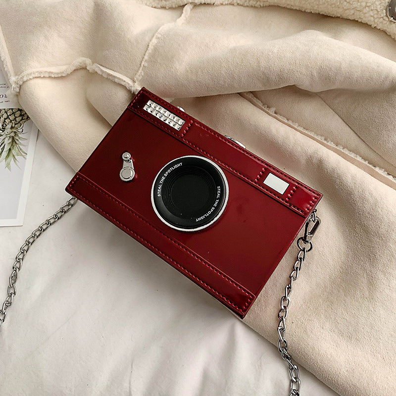 Fashion Camera Shape Clutch Shoulder Bag for Women 2019 luxury handbags Personalized Design Ladies Casual Messenger Bag Purse