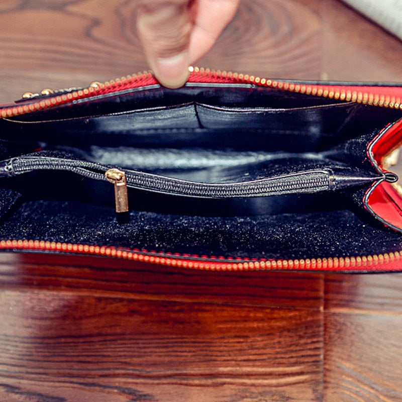 Woman Fashion Pattern Earrings Decorated Female Totes Ladies Shoulder Bag